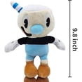 thumbnail image 2 of Cuphead Plush Mugman Game Doll Toys, Adventure Mecup and Brocup Soft Stuffed Plushie for Kids Birthday Gift(Blue Mugman), 2 of 2