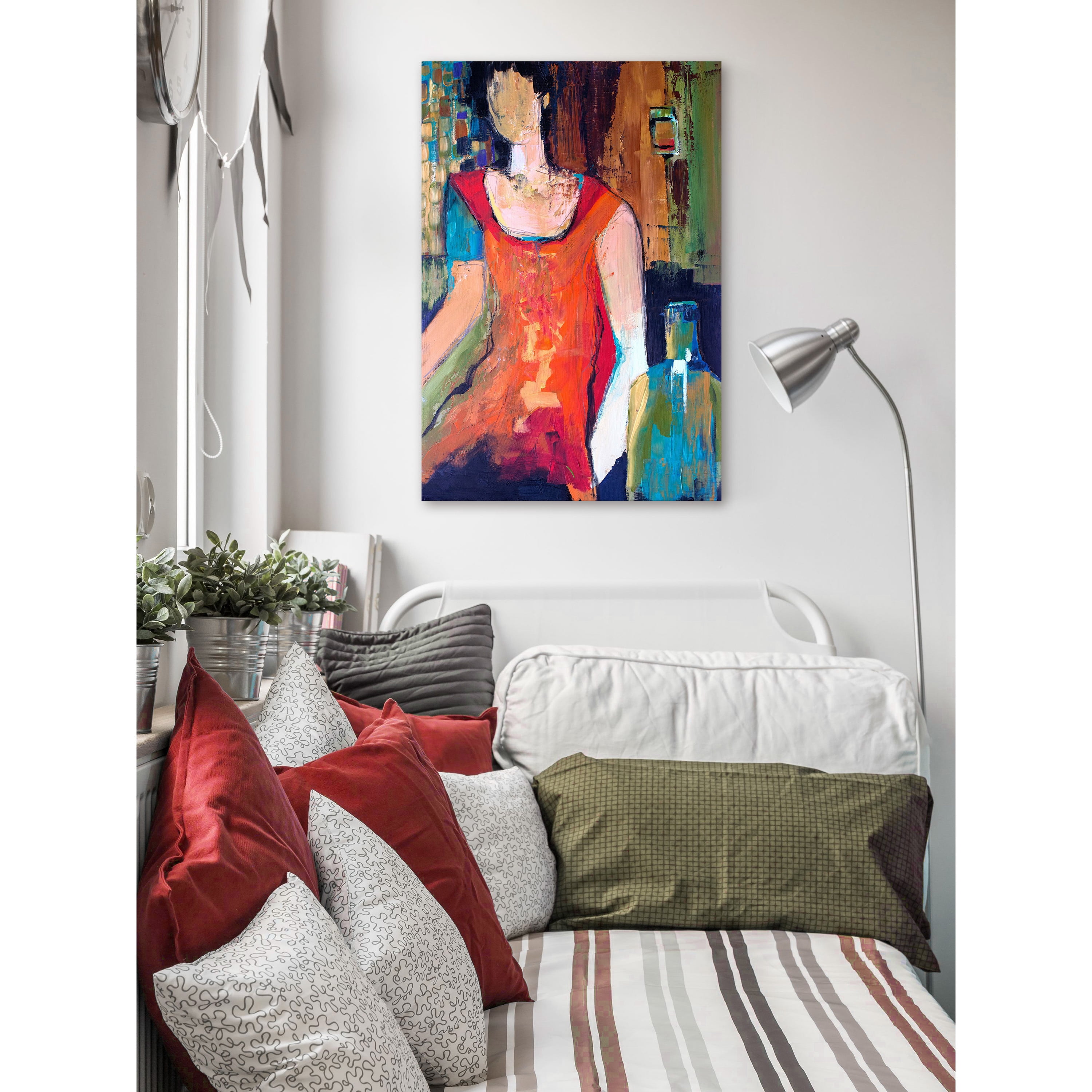 "A Quiet Sunday" Painting Print on Wrapped Canvas