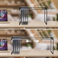 thumbnail image 3 of Hanging File Folder Frame,Legal/Letter Size,Adjustable Length 16-25 inches,12.598" W 9.45" H, Folders Holder for Desktop Organizer and Metal Rail in Filing Cabinet Drawer,1 Set, 3 of 4