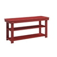 thumbnail image 1 of convenience concepts Oxford Utility Mudroom Bench, cranberry Red, 1 of 5