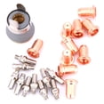 thumbnail image 3 of Electrodo de plasma, 22 piezas PT60 PT40 Plasma P Shield Cup P Stand Off elegante y moderno NikouMX herramienta, 3 of 8