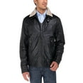 thumbnail image 4 of Mens Black Coat Luciano Natazzi Cowhide Flight Bomber, 4 of 5