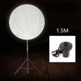 thumbnail image 4 of Aiqidi LED Inflatable Balloon Stand 4.9ft White Lighting Tripod Stand  Balloon Lights Lighting w/Air Blower+Remote for Wedding Party Decoration, 4 of 8