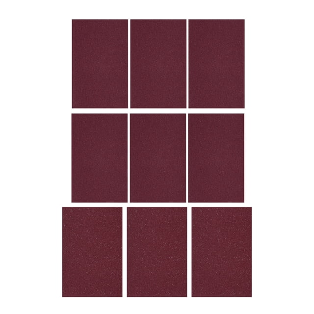 Papel de lija Kit de 9 hojas de papel abrasivo que incluye 3 papeles de lija de grano 320 + 6 piezas de papel de lija de grano 240 Kit de herramientas para luthier de guitarra para pulir tuercas de hu Meterk Papel de lija
