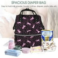 thumbnail image 5 of Gaeub Breast Cancer Awareness3 Print Mummy Diaper Bag Backpack,Durable Maternity Baby Nappy Casual Shoulder Bags,Travel Hiking Outdoor Pack, 5 of 6