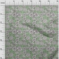 thumbnail image 3 of oneOone Cotton Jersey Green Fabric Floral Dress Material Fabric Print Fabric By The Yard 58 Inch Wide, 3 of 4