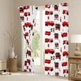 thumbnail image 3 of Homewish Fire Truck Curtains Pack of 2 (42x84 Each),Equipped Vehicles Curtains Blackout,White Red Bedroom Curtains For Boys Kids,Ultra Soft Home Decor, 3 of 6