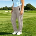 thumbnail image 5 of Mifsaly Plus Size Hiking Pants Women Lightweight Quick Dry Workout Lounge Joggers with Pockets Comfortable Loose Fit Outdoor Running Athletic Bottoms Khaki,L, 5 of 7