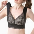 thumbnail image 4 of Lace Wireless Bra for Women Full Coverage Push Up Comfort Sleep Bra Plus Size Seamless Bralette, 4 of 4