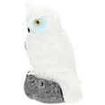 thumbnail image 1 of IFANLANDOR Figurines Miniatures de Jardin 1Pcs Hibou en Résine pour Intérieur Extérieur, 1 of 8