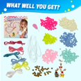 thumbnail image 7 of Toymingle Family Bracelet Craft Jewelry Making Kit Teen Multicolor Acrylic, 7 of 7
