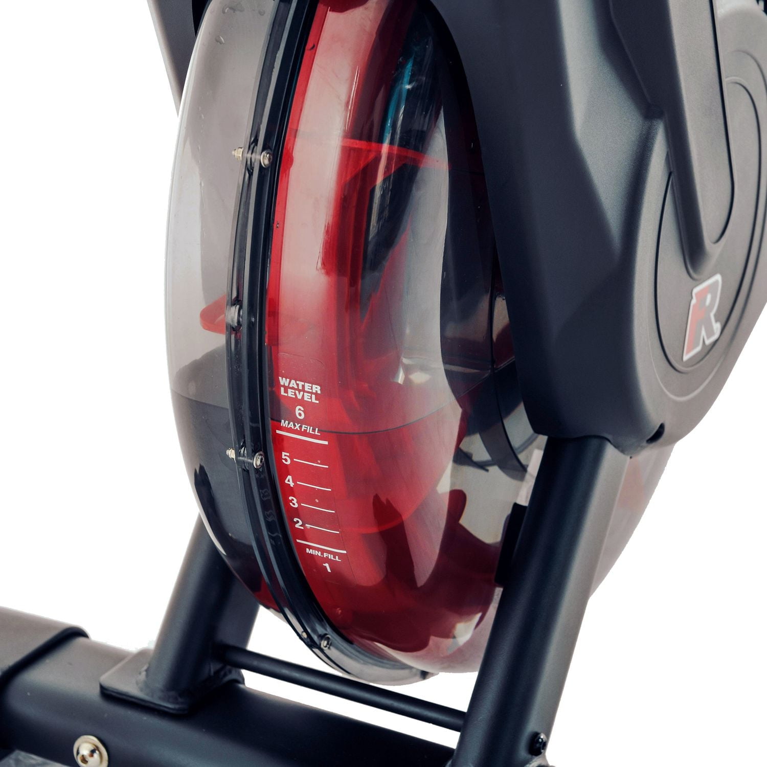 FITNESS REALITY 5000X Bluetooth Vertical Tank Water Rower Rowing Machine with MyCloudFitness App