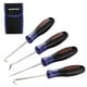thumbnail image 1 of Juego de ganchos y púas WORKPRO Precision de 4 piezas con bolsa, 1 of 1