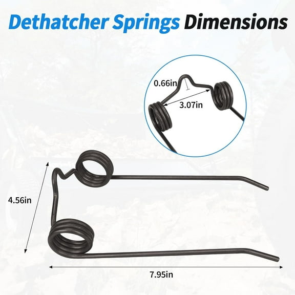 43783 Dethatcher Tines Replacement 10 Pack - Upgrade Outdoor Yard Tools Lawn Mower Attachments