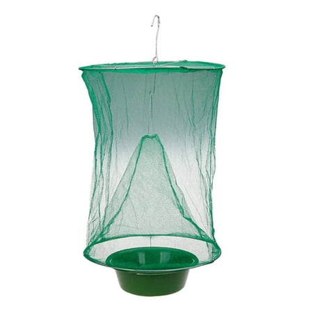 Trayknick 1Pc Foldable Hanging Flytrap Catcher Pest Kill Cage Flies Net Garden Supplies