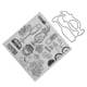 thumbnail image 5 of Sellos para Hacer Tarjetas, Forma única Operación Simple Sellos Transparentes Reciclable Reutilizable Impresión Transparente para Manualidades de Bricolaje para álbum de Recortes de, 5 of 5