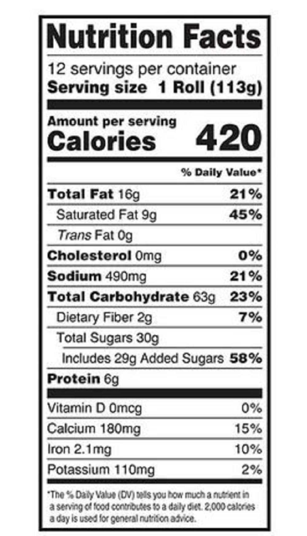 Big Texas Cinnamon Roll (4 oz., 12 pk.) pack of 2