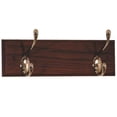 thumbnail image 7 of Wooden Mallet HCR-2BBK 2 Hook Coat Rack, Brass Hooks - Black, 7 of 7