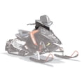 thumbnail image 2 of Polaris Snowmobile New OEM AXYS Tall Windshield, Smoke, 2880394, 2 of 2