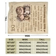 thumbnail image 3 of Gifts Wedding For 20th Blanket Gifts For Kids Adults - Lightweight Throw Blanket For Bedroom Living Room Decor Soft Fuzzy Fleece Cozy Plush Bed Couch 50"X40", 3 of 7