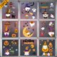 thumbnail image 1 of 70 Piezas de Adhesivos para Ventanas de Halloween, Adhesivos para Ventanas de Halloween, Adhesivos para Ventanas de Esqueleto, Decoraciones para Ventanas de Halloween para Paredes de Vidrio, Suministr, 1 of 2
