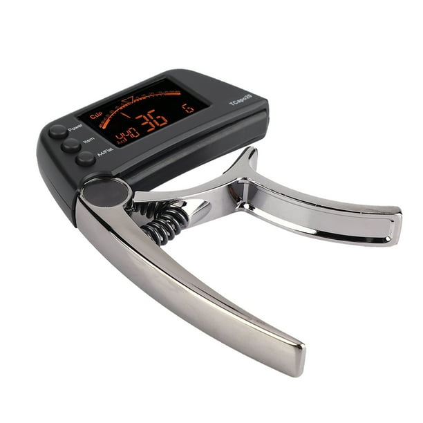 Afinador De Guitarra, Capo De Guitarra Afinador De Guitarra Clip En Capo De Metal Clip En Afinador Accesorios De Guitarra Para Guitarra Ukelele Eléctrica Acústica
