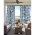 thumbnail image 6 of Blue Paisley Blackout Curtains for Bedroom Living Room Darkening Curtains 96 Inches Long Ethnic Abstract Art Vintage Window Curtain 2 Panels Set Insulated Window Treatment Grommet Drapes 52"x96", 6 of 9