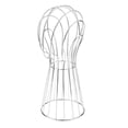 thumbnail image 1 of TISHITA 20'' Freestanding Metal Mannequin Head Stand Hat Cap Display Rack Holder, 1 of 8