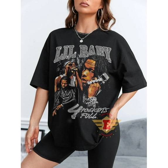 Vintage Style Lil Baby T-Shirt, Vintage Rap Tees, Unisex Shirt