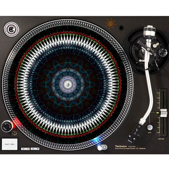 KuzmarK™ 12" DJ Turntable Slipmat - Snake Tribe