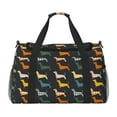 thumbnail image 2 of Horeoi Plaid Dachshund for Travel Duffle Bag with Adjustable Strap - Large Capacity Hand Carry for Gym Sports Outdoor, 2 of 8