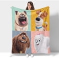 thumbnail image 1 of Manta de franela suave y acogedora, ligera y lisa, para mujeres, hombres, niños, niñas y niños, para cama, sofá, dormitorio, sala de estar, viajes, camping, decoración, 30 x 40 pulgadas, 1 of 8