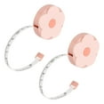 thumbnail image 1 of Uxcell Soft Tape Measure, 2 Pcs 60 Inch / 150 cm Double Side Metric Measuring Tape for Body Measurements, Pink Blue, Sun, 1 of 5