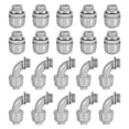 thumbnail image 1 of Npt Waterproof Connector Pvc Electrical Conduit Flexible Fittings Straight&Elbow 3/4, 1 of 7
