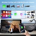 thumbnail image 2 of Adaptador CarPlay inalámbrico DXInVB con puerto de entrada HDMI, 2 of 9