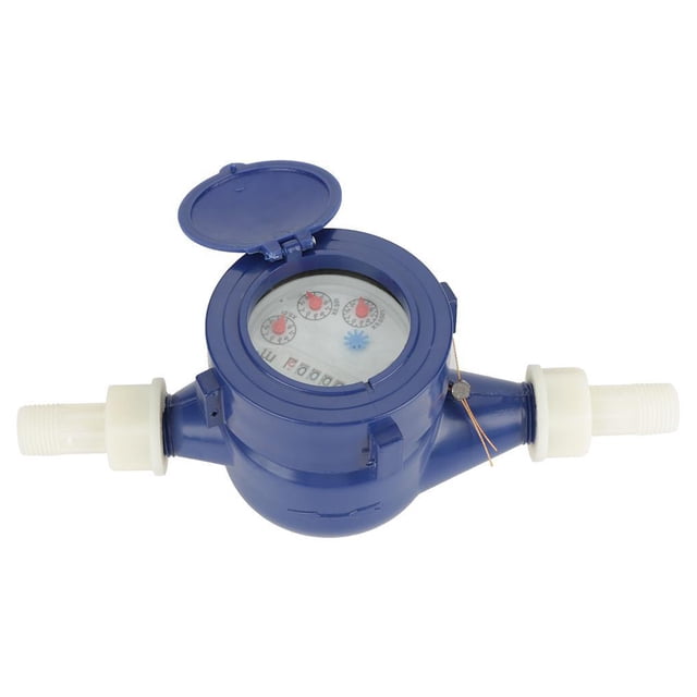 Scienceny Medidor de agua, herramienta de medición, medidores claros, mesa, palabra, rueda, puntero, contador de pantalla, 360 grados, ajustable, jardín, Artesanía Scienceny TO010813-00B
