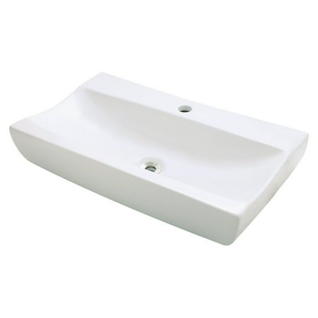 Polaris Sinks p032 Porcelain Vessel Sink - Bisque