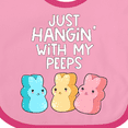thumbnail image 4 of Inktastic Easter Hangin' with My Peeps Boys or Girls Baby Bib, 4 of 4