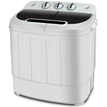 ZENY Mini Twin Tub Portable Compact Washing Machine Washer Spin Dry Cycle-...
