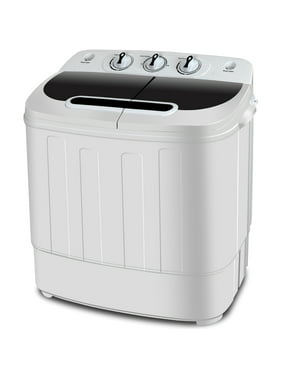 ZENY Mini Twin Tub Portable Compact Washing Machine Washer Spin Dry Cycle- 13lbs Capacity