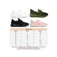 thumbnail image 2 of LUXUR Casual Gym Trainers Ladies Shoes Fashion Womens Lace Up Sneakers Size 4.5-11, 2 of 3