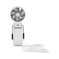 thumbnail image 4 of Mainstays 7 speed Rechargeable Handheld Portable Fan White, 4 of 5