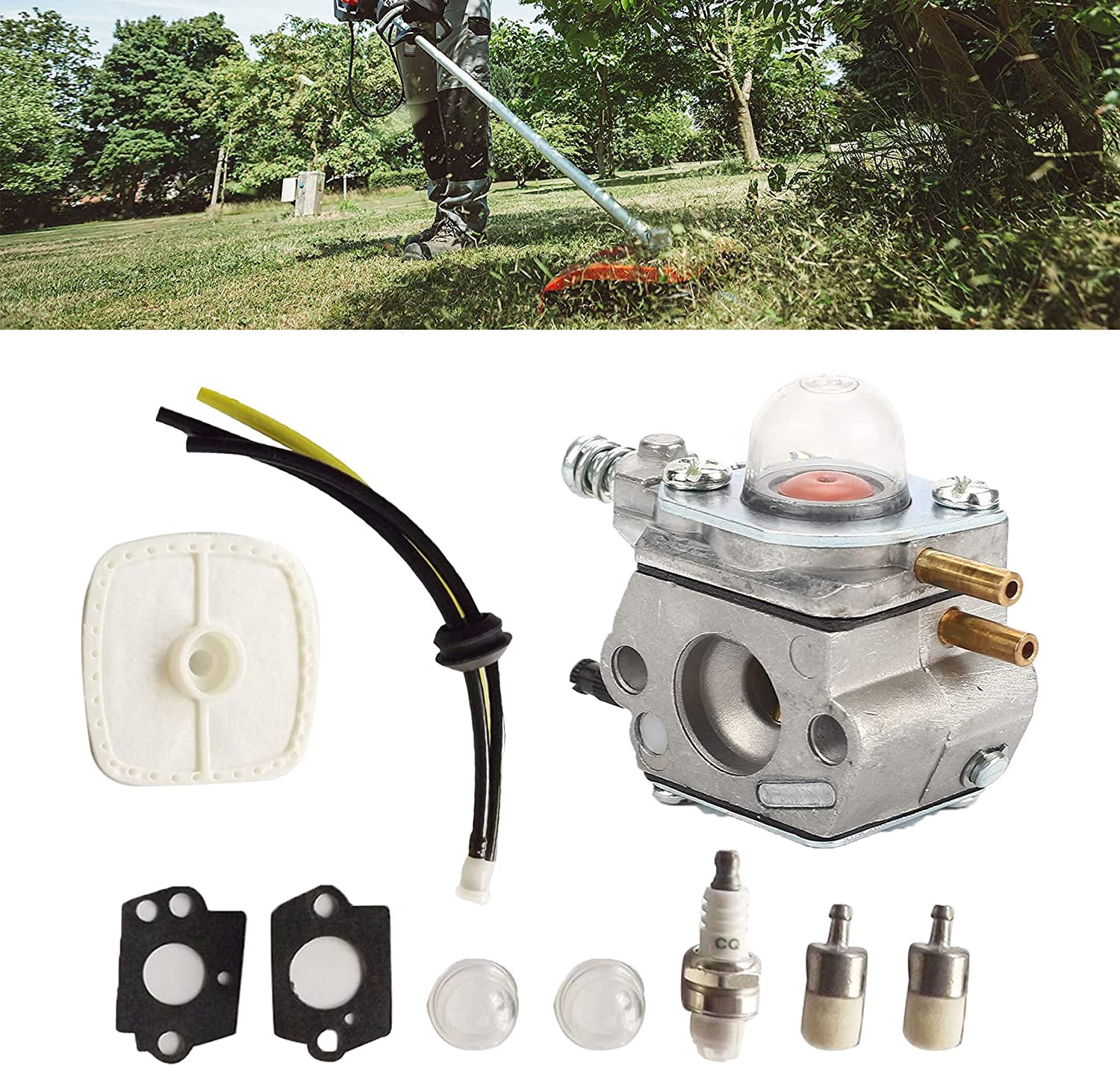Kit Carburatore Waltyotur Per Decespugliatore Echo SRM2100 GT2100 – Ricambio ZAMA
