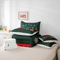 thumbnail image 6 of Manfei Xmas Elegant Snowman 7 Pieces Full Size Bedding Sets,Retro Gift Full Size Bed in a Bag,Xmas Reversible, 6 of 7