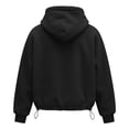 thumbnail image 4 of FUZHIQ Womens Cat Dog Carrier Hoodie Pet Pouch Sweatshirt Kangaroo Pocket Round Opening Hooded Pullover Top, 4 of 5