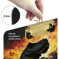 thumbnail image 4 of FMSHPON Volcano Eruption Dino Clipboard Hardboard Wood Nursing Clip Board and Pull for Standard A4 Letter 13x9 inches, 4 of 5