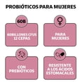 thumbnail image 3 of Suplemento Alimenticio Probioticos Mujer 60 Billion + Prebióticos Beyond Vitamins 60 cápsulas, 3 of 8