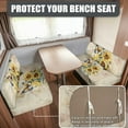 thumbnail image 2 of Uorisanigo RV Dinette Cushion Covers Cushion Dinette Replacement Sunflower Butterfly Dinett Seat Covers - Universal Camper Sofa Cover Furniture Protection for RV Car Bench, 2 of 7