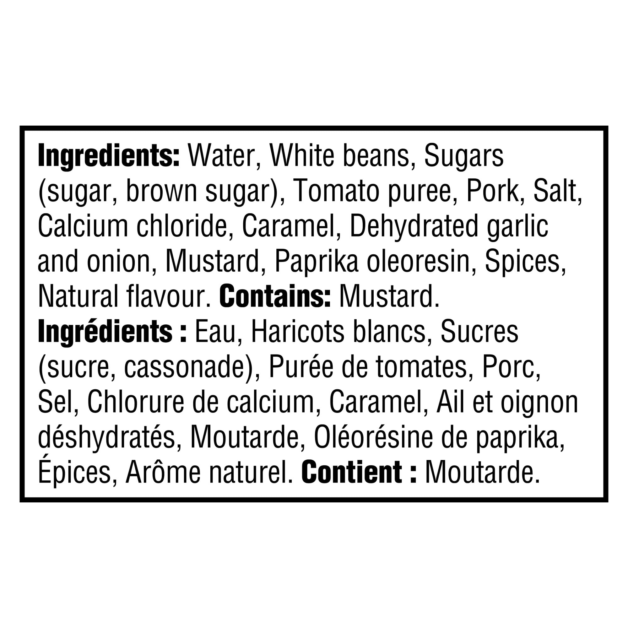 Fèves Originales Lard Et Sauce Tomate, 398 Ml HEINZ FEVES AU LARD 398ML 24