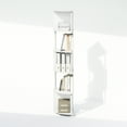 thumbnail image 6 of Furinno Basic 5-Tier Zigzag Corner Multipurpose Standing Shelf, White/White, 6 of 6